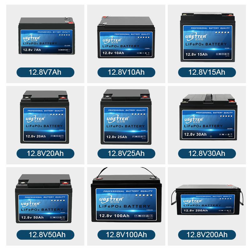 磷酸铁锂电162池12V100A源光伏储能房车H后叉车备电铅酸改锂电池