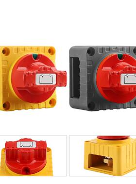 房车YC102461游艇断A电开电关蓄电池开关30大电流旋钮源开0关窥口