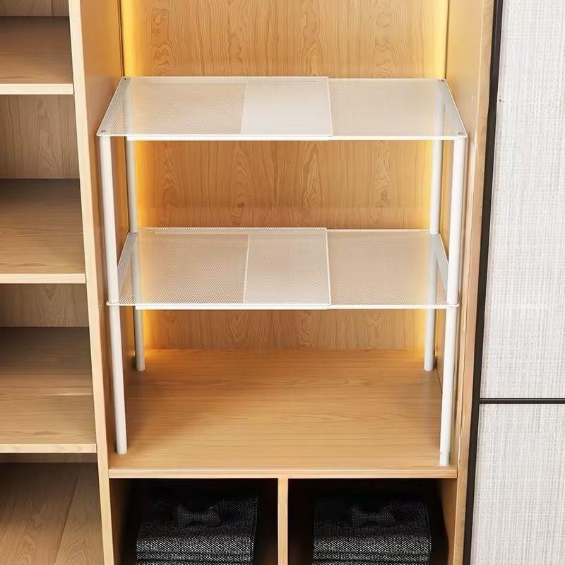 衣分层隔板内可伸柜缩衣服整理架橱柜隔断子置物架衣物SCC收柜纳