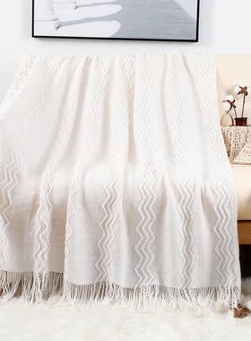 北JB033欧风流毯子飘n窗毯针织毯床尾苏毯床搭沙盖发毯is搭巾床尾