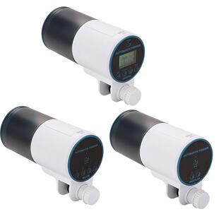 鱼缸自动喂食器 智能定时自动喂鱼器 锦鲤金鱼小型投食器封闭式