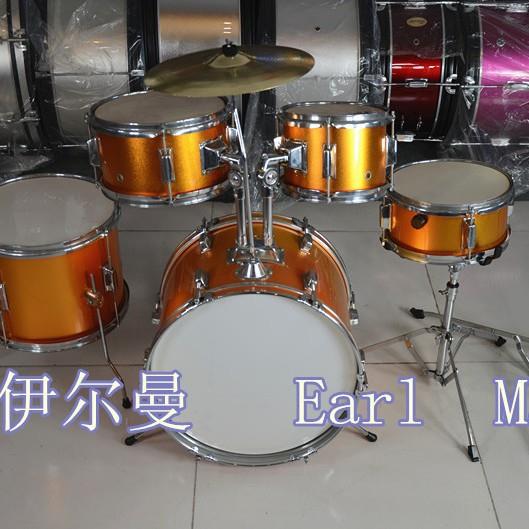 五伊尔曼乐RBB器Earlan儿童专业鼓双n擦M架子鼓爵士鼓打击乐器