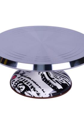 厂家新款寸铝合26579金台裱花台蛋糕1转2盘烘焙工具旋转转防滑架