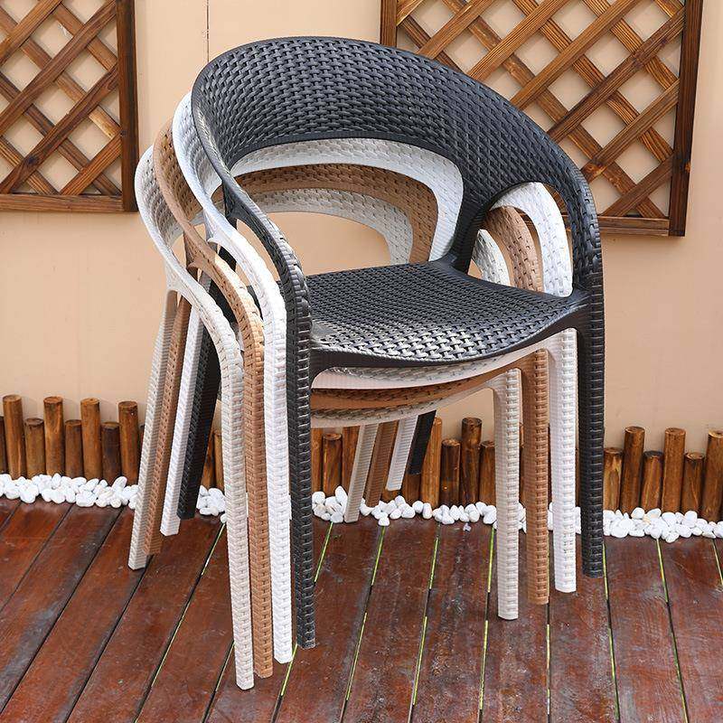 户外子庭院园塑料凳靠塑料椅子单椅咖啡厅大花椅排档背椅露天阳台,商业/办公家具,商用藤编家具,淘宝优惠券,粉丝福利购,淘宝优惠卷