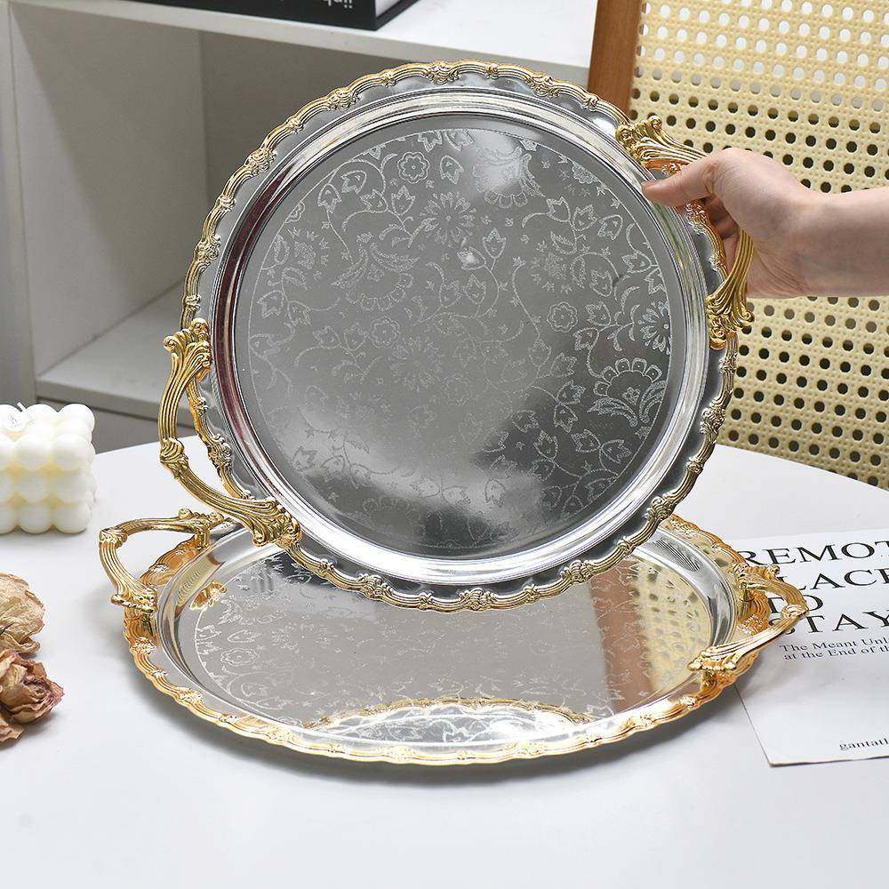 欧式镜面食糖果果盘客厅酒店餐厅零蛋糕点心水果装圆盘托无品牌/,基础建材,脚轮/万向轮,淘宝优惠券,粉丝福利购,淘宝优惠卷