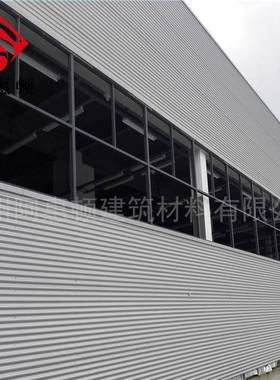 汽车4S外墙装饰装修墙面波纹板店1.0Amm厚RL9006铝镁锰合RTL金板