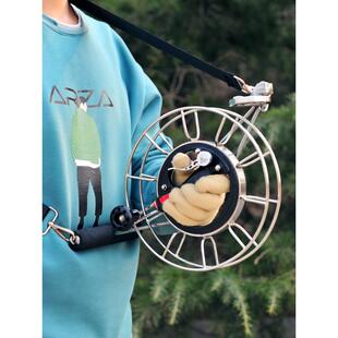 风筝线盘带线成用儿童人专JQdCnKZ4业网红型高档潍坊轮盘手握高档