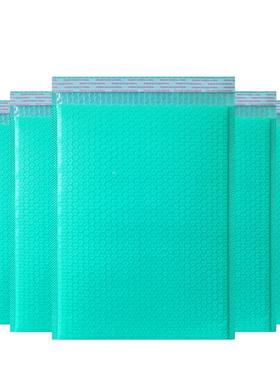 泡浅蓝青绿色共挤膜LTM气泡袋色加防震沫彩服装打包袋厚快递包装