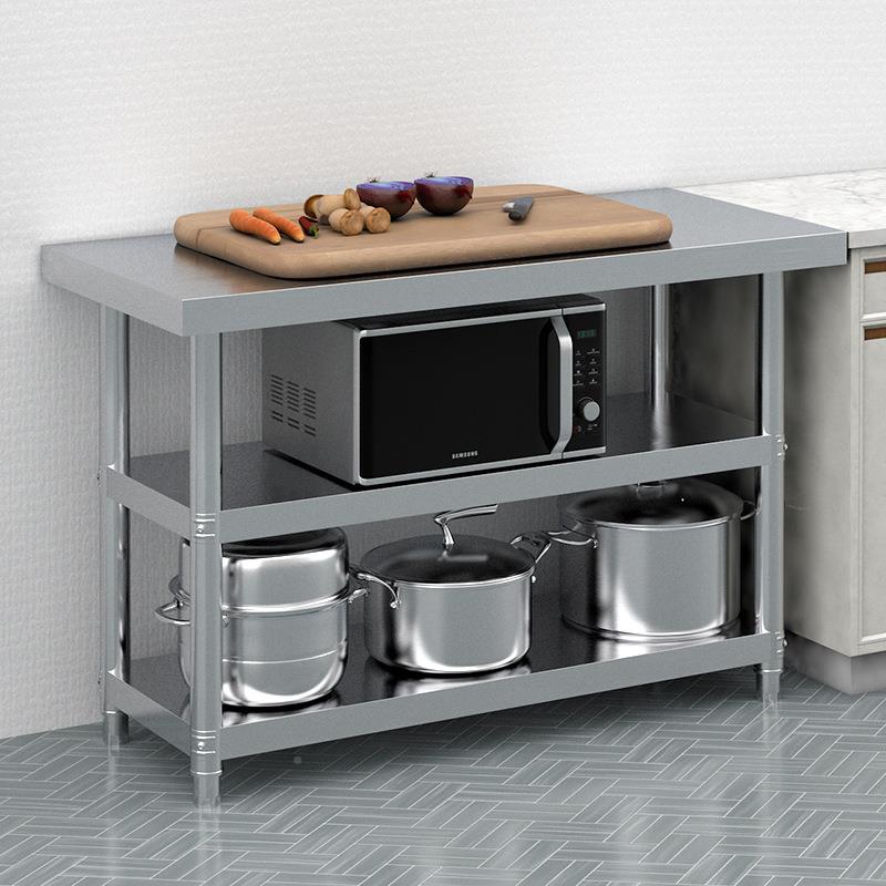 J4C菜不锈钢工作台桌可子订厨房车间407加操作台商用家用厚切台打