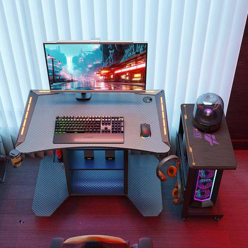 电脑桌小型家台式桌电竞桌直播人书桌用小户型单卧室床边移ACV动