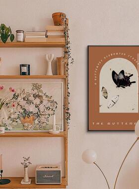 蝶梦蝶北欧复古QB202209客厅装饰画蝴沙发墙画创意背艺术餐厅卧室