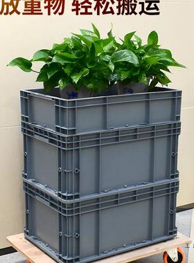 木板乌龟车平板小推车四向轻搬轮周转车拉货F958H589车运拖车家用