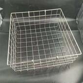 消毒网筐沥水篮金属篮洗框不锈钢清网篮长BZS形超声波过滤方网篮