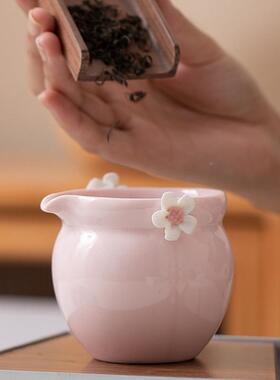 捏花旅行快客杯泡露营35791户外携式收纳便包功茶夫具女士陶瓷茶