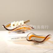 琉璃异桌形水果盘轻艺术摆件客厅酒样板房售H32 11A楼处店茶几面