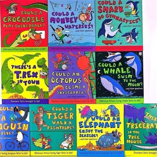 ocean could 动物妙想国10册套装 英文绘本 shark what