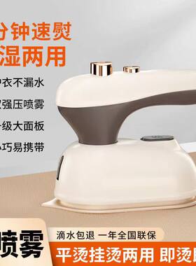 折叠熨斗手持挂烫机可携式非蒸汽熨斗平挂干湿两用家用宿舍熨烫