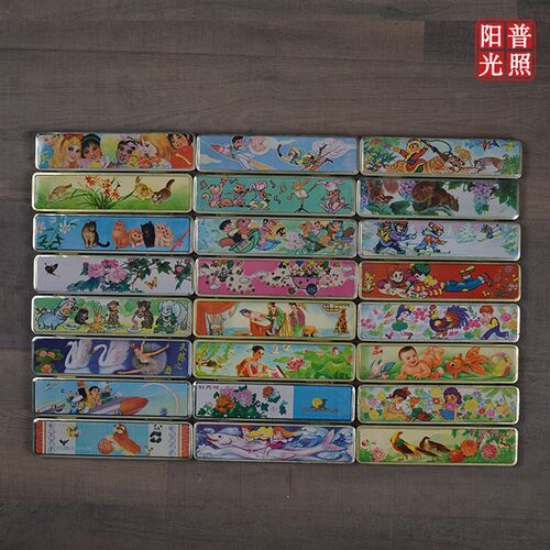 70年代 80年代 收藏怀旧 铁皮铅笔盒 老文具 老铅笔盒