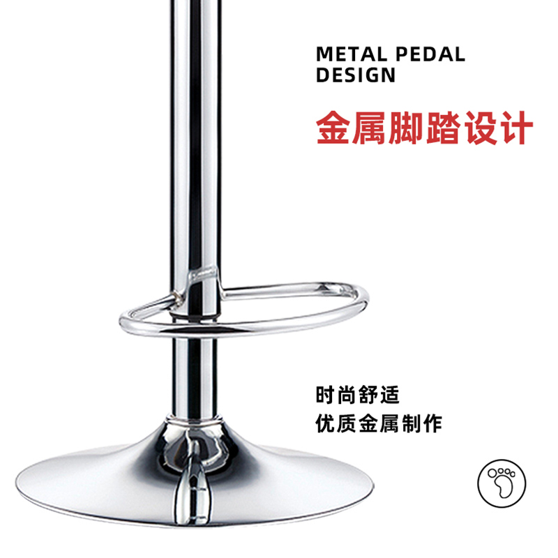 吧台椅子收银升降吧椅吧凳家用简约圆酒吧转椅欧式美容滑轮凳