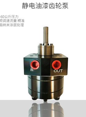 喷漆涂料齿轮泵 3CC 5CC 静电 精准计量 精密 稳定输送 油墨 油泵
