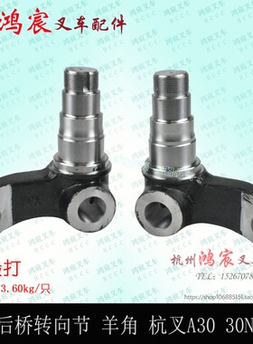 叉车后桥转向节 羊角 轴头整体锻打杭叉A20 A30 A35Z A38 30N R35