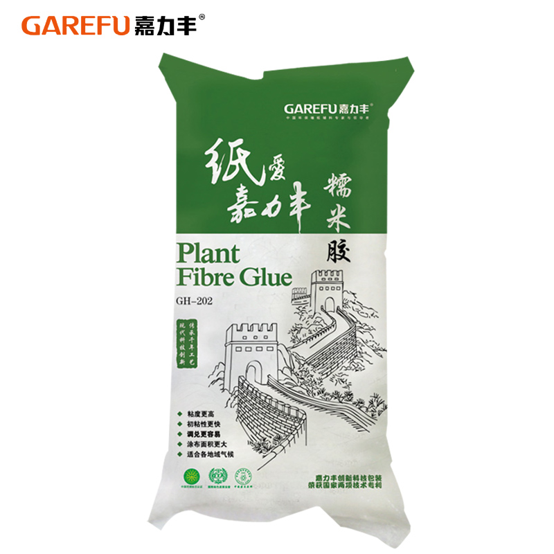 嘉力丰糯米胶粘壁纸胶贴墙纸胶水墙壁布壁画家用基膜可调装辅料