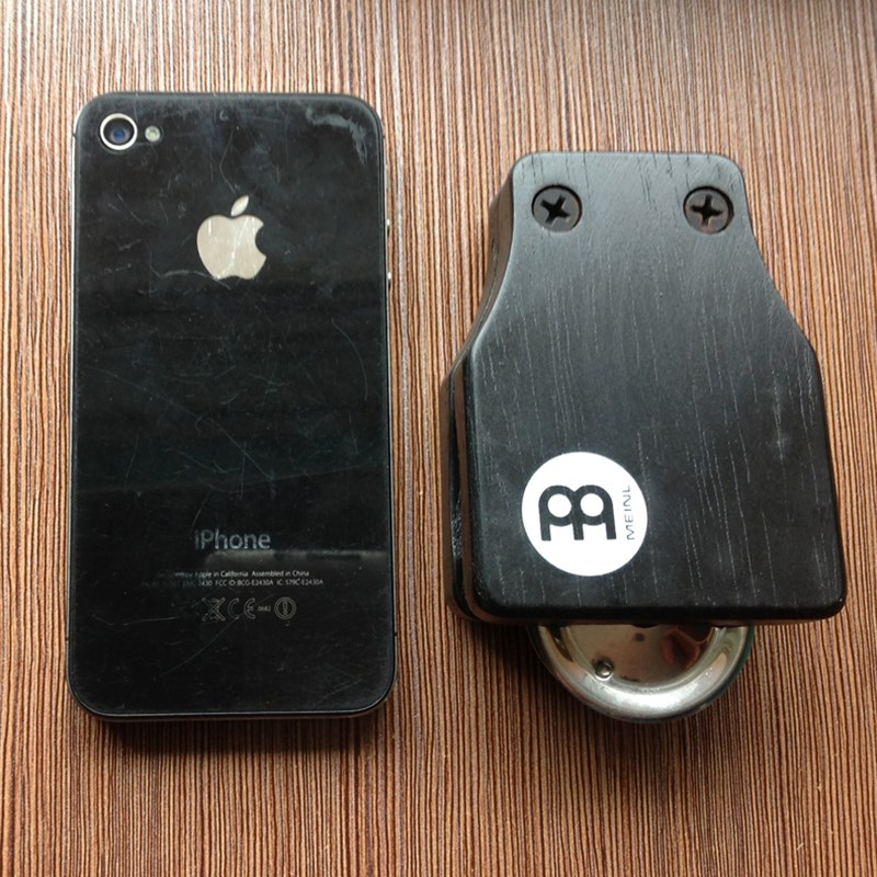 麦尔箱鼓伴侣高音打击点打板WJC1-M卡宏铃片响鼓打铃配件卡洪响板