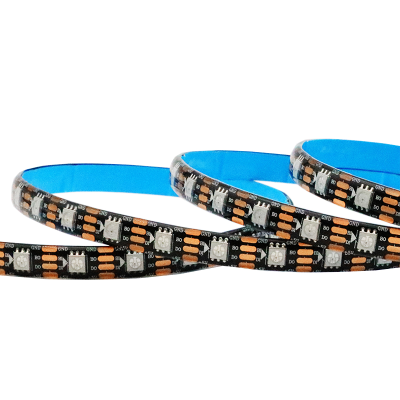 WS28B全彩LED灯带5V单点单控断点续传幻彩灯带跑马可程式设计灯带