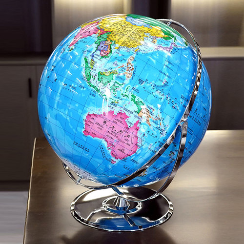 大号万向地球仪摆件高清复古家居客厅办公室摆设装饰开业商务礼品