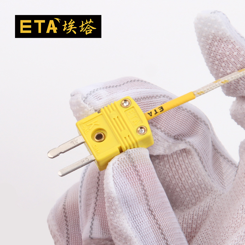 炉温测试线空气探头烤箱测温度传感器K型热电偶700度耐高温测温线