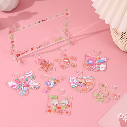 速发咕卡衣架创手力亚意装饰卡盘克账贴纸咕卡套装摩天轮