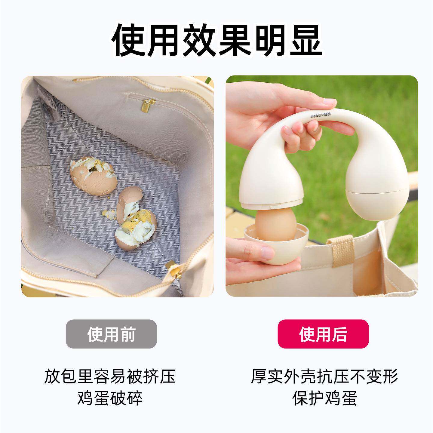 梵户外携鸡蛋盒出口塑料蛋托收纳盒子防便震防摔装鸡蛋盒保FTH257