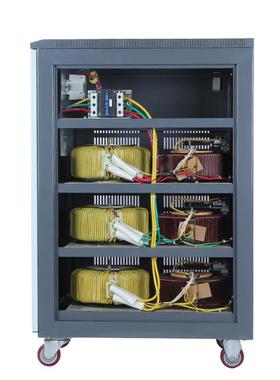 鸿三相全自动稳宝压器SVCTYR-3-1KVA155000w高精度3810V稳压电源5