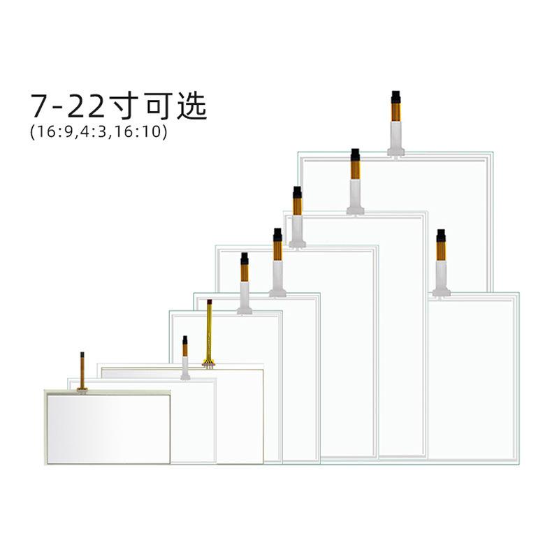 电1TP19寸电阻屏电脑视改装触摸屏显示器外屏压9力点击触摸片屏G+