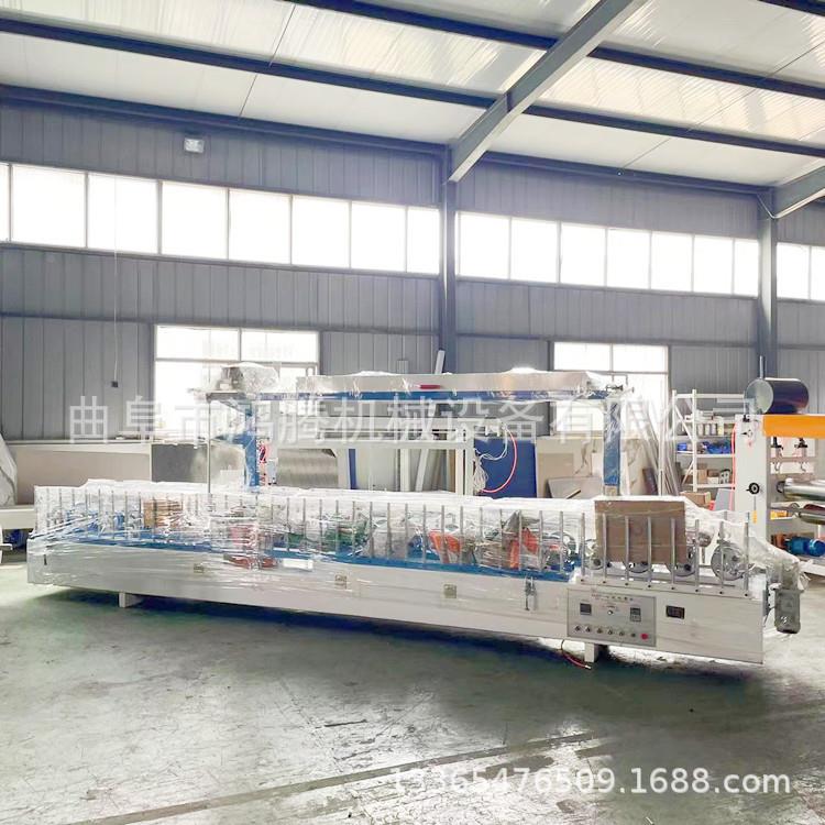 蜗轮传动HT-00线无烘道扣滚胶120型大条板自动修边PVC板5包覆机