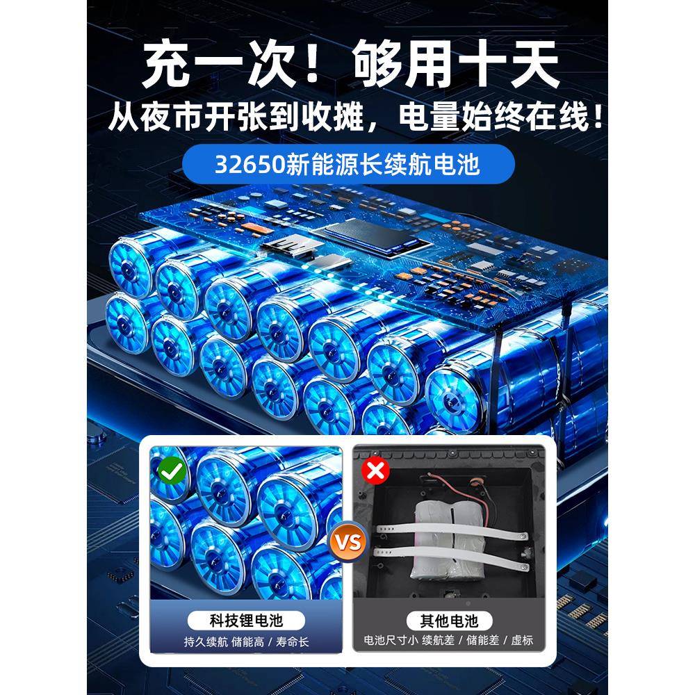 摆外摊市灯露营夜灯移新支架动户应急夜市摆摊专用led灯照超亮充