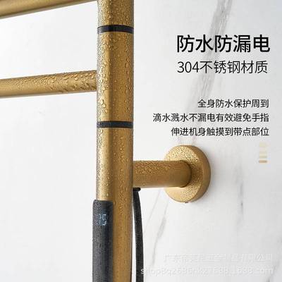 ozon180°旋转电热毛巾架卫生间EAC认证加拿大CSA毛巾杆浴巾