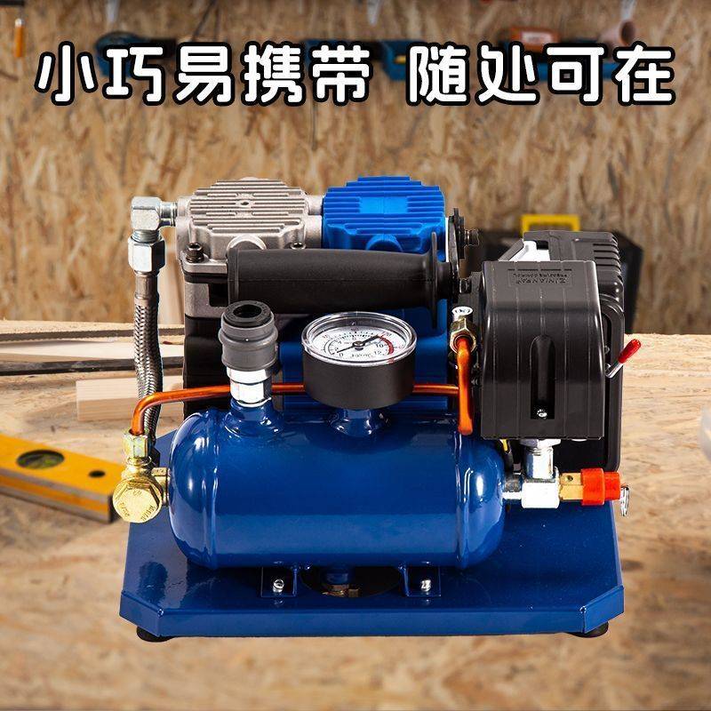 无线充气泵迷你无刷无油锂电车载充泵空压机家用便携轮胎打气泵