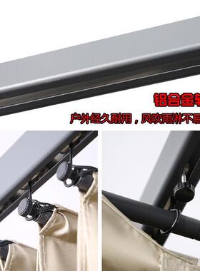 花露台庭院推拉篷铝用合zyp1809金雨棚室外园户外遮阳手动伸缩家