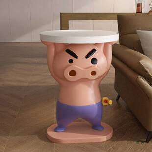 简约现代肥嘟嘟左卫门小型客厅家用卧室儿童床头柜替代品落地摆件