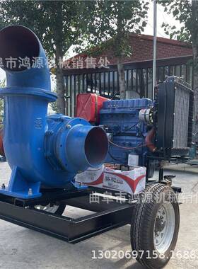 柴油1YAG2寸工程施工混流4寸高压喷灌泵拖泵拉机传轴动抽水机