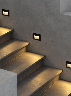 -10V0可调光坡道嵌台阶灯HLS20231LED墙角灯地脚灯外户防水走廊楼