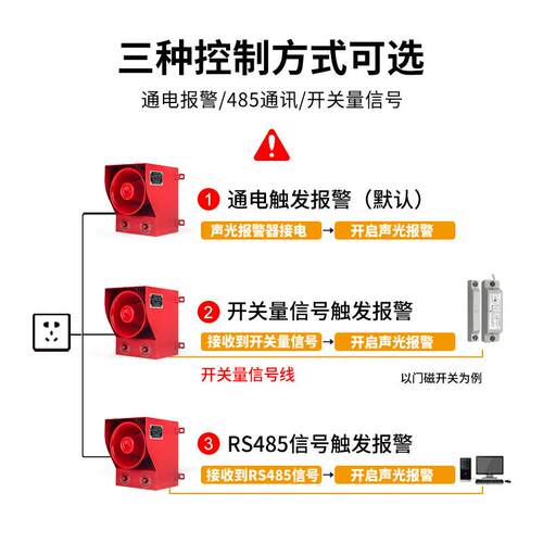 TGSG-06DTGSG-06D声音报器可调语言语8音报警器13警0分贝220v30v