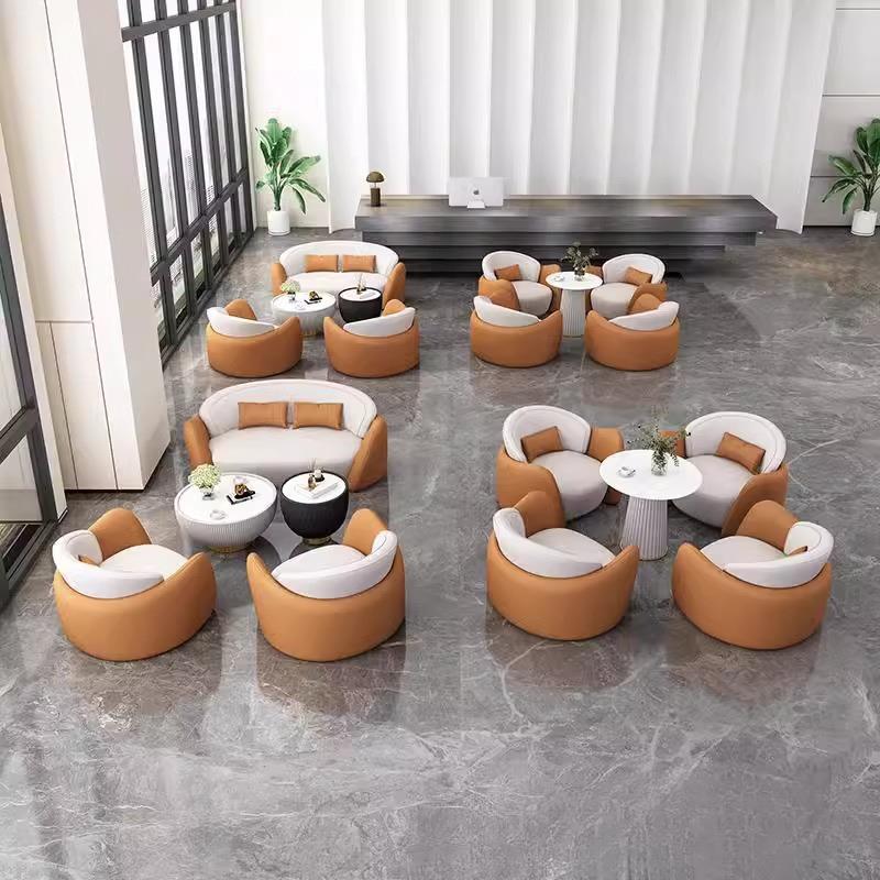 商务院大堂待创意办沙发休闲接谈会53454215客沙发椅酒店公洽沙发