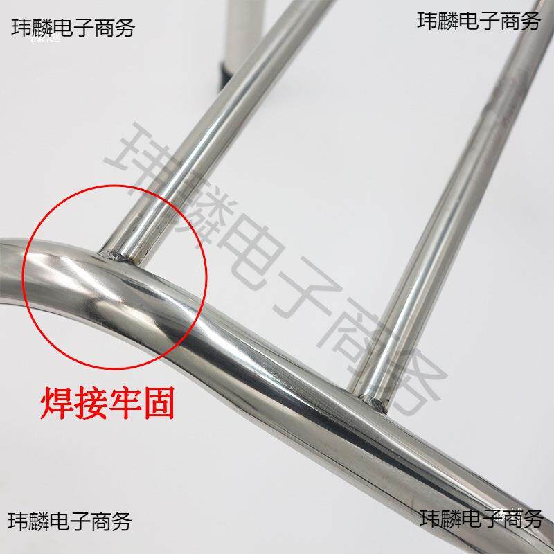 洗头床配理发椅脚踏家用件落地移动脚椅踏脚垫美无品牌/发不锈钢