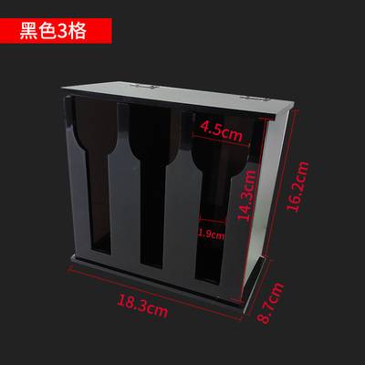 厨房汤勺沥水架亚克力勺子收纳盒饭店调羹置物架带盖防尘餐厅筷子
