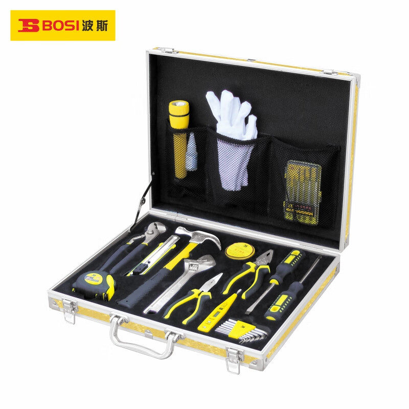波斯29件铝合金箱家用组套机修工具BS516029
