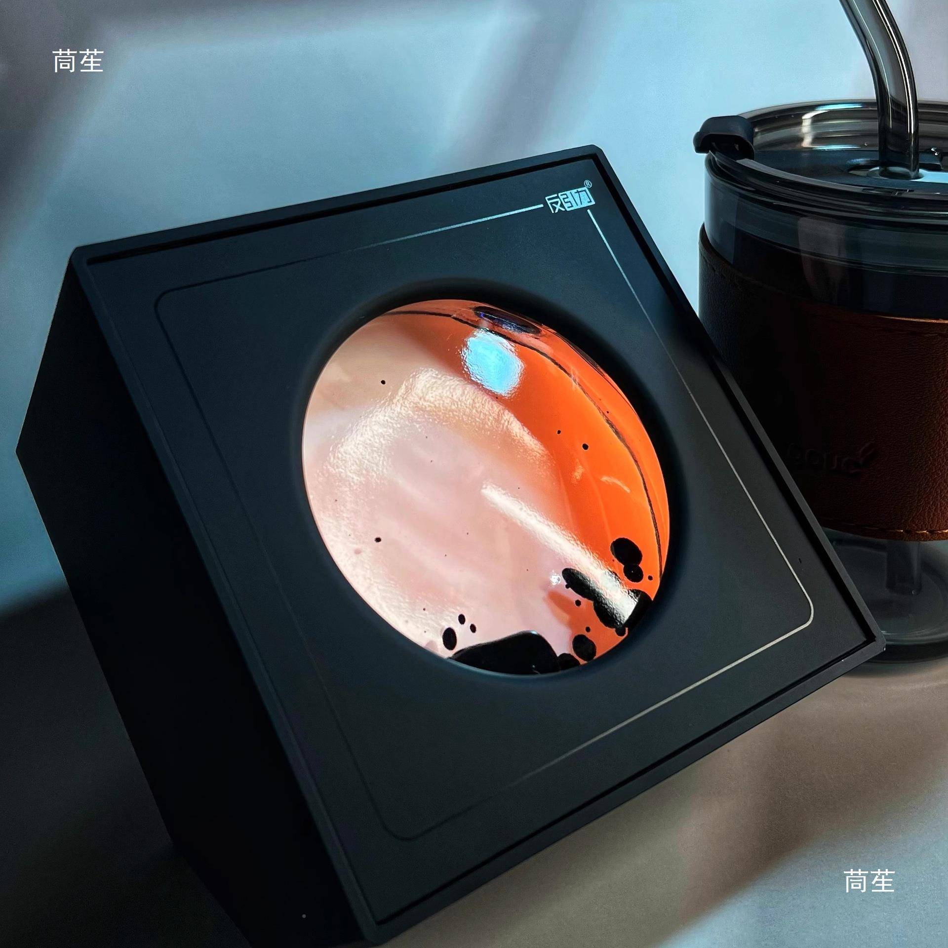 液磁流体乐节毒奏氛围灯音音响伴侣潮玩饰摆件解压桌装面创意tj#y
