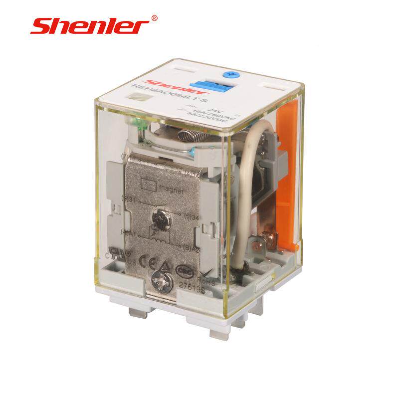 OXD6申乐大功率流继电器REH2AO功率型继电器124v110v2a0v交直流带