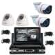 AHD System Hybird 1.0 Real CCTV 4CH DVR 720P Kit监控